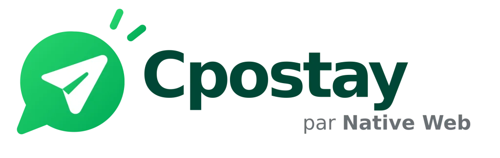 Logo du projet Cpostay, l'application de publication réseaux sociaux pour les artisans